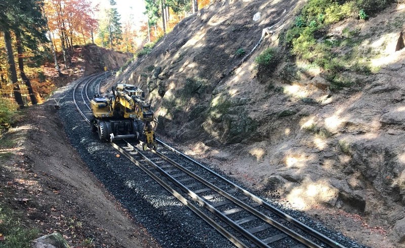 Rekonstrukce koleje trati Smržovka - Josefův Důl
